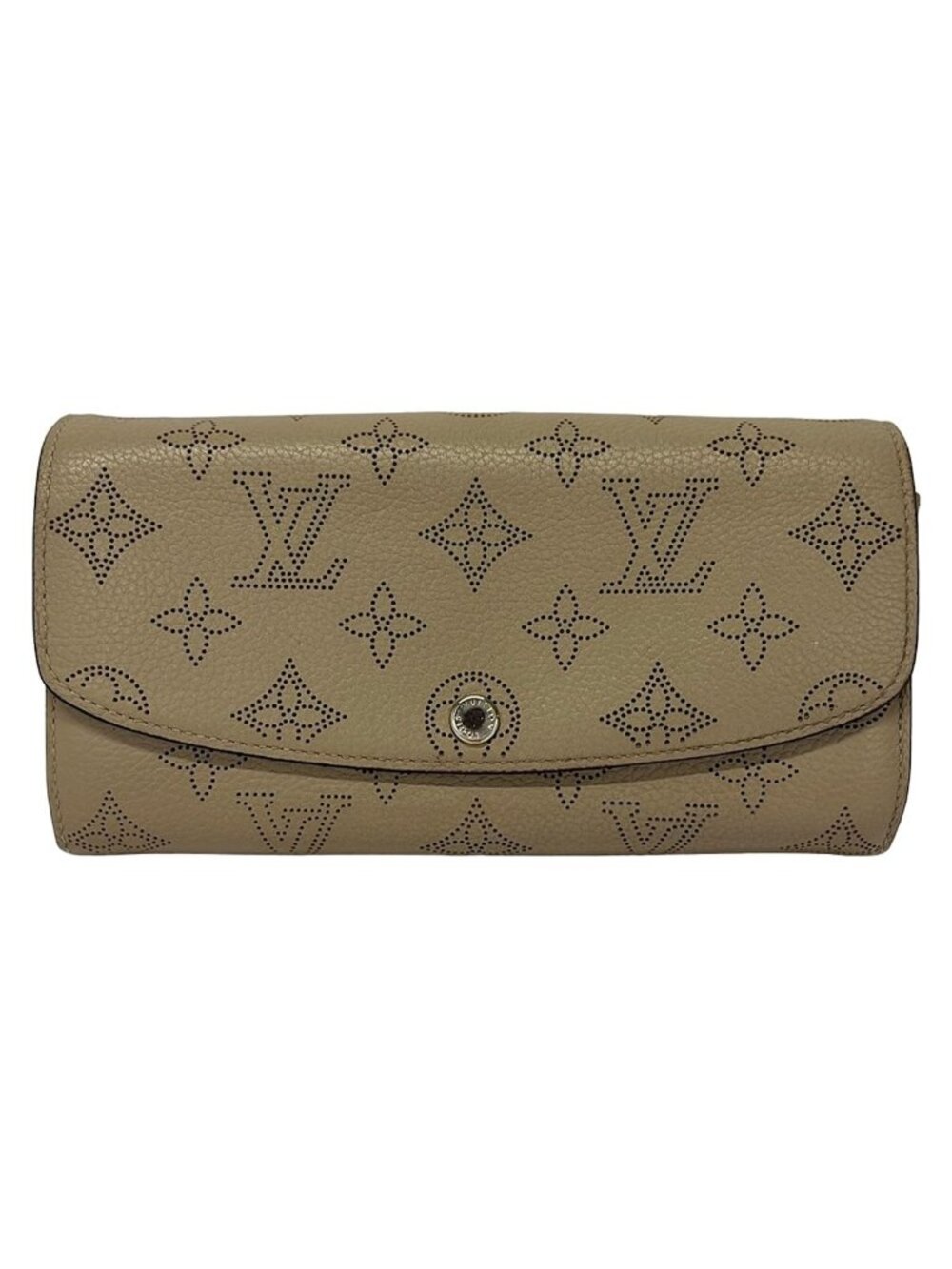 Louis Vuitton Wallet Mahina Portefeuille Iris Galet Leather Cowhide